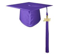 MZRAN Cappello da laurea classico 2026 con design quadrato per adulti e bambini, comodo, traspirante, per cerimonie, eventi, laurea, per adulti e bambini