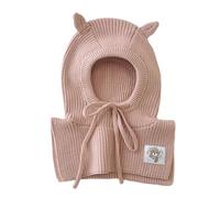 MZRAN Cappello multifunzionale per bambini con copertura del viso modificabile Piano di tessitura isolato per ragazzi femmine 1 5 età accessori invernali cappello sciarpa set, B, Taglia unica