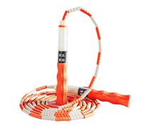 MZRAN Corda per saltare Lunghezza Regolata Grovigli Liberi Segmentato Perline Salto Fitness Salto Per Bambini Uomo E Donne Corda per Saltare Regolata