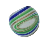 MZRAN Cultural Fusions Wire Wrapped Floreale Anelli di Vetro Galaxyed Ispirare Gioielli Fatti A Mano Confortevole Artistica Wirework Anelli, Misura unica, come descritto, come descritto