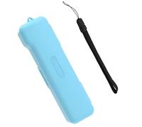 MZRAN Custodia protettiva portatile rigida per giunti cardanici per Pocket 3 con cinghie da polso Gimbals custodia protettiva, Blu