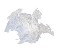 MZRAN Delicato velo da sposa copricapo perle fiori tappi addio al nubilato gioielli per capelli da sposa puntelli