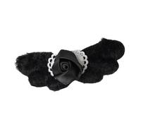 MZRAN Elegante fermaglio per capelli a forma di cuore con ali d'angelo, comodo accessorio per capelli per donne alla moda