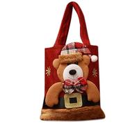 MZRAN Elegante sacchetto regalo per bambini con design multi-pattern per la borsa di caramelle di Natale per i bambini regalo carino, B, One Size