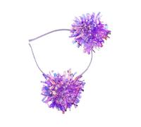 MZRAN Fasce per capelli con paillettes dorate scintillanti, copricapo per capodanno, festival, feste per Natale, cosplay e feste di compleanno