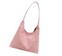 MZRAN Mezzaluna Borse A Tracolla Per Le Donne Piccola Borsa A Tracolla Borsa Punk Rivetti Frizioni Hoboes Toted Bag Ascelle Borse Hoboes Toted Borse Per Le Donne, B, One Size