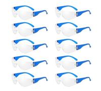 MZRAN Occhiali protettivi trasparenti per bambini, resistenti agli urti, per scienza, occhiali protettivi per bambini, 10 pezzi