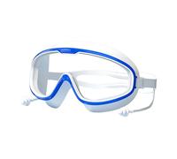 MZRAN Occhialini da nuoto per bambini con tappi per le orecchie e clip per naso per bambini adolescenti 3-16 Wide View Occhialini da nuoto resistenti all'acqua rane per bambini nuoto