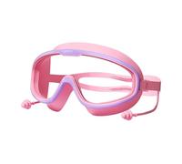 MZRAN Occhialini da nuoto per bambini con tappi per le orecchie e clip per naso per bambini adolescenti 3-16 Wide View Occhialini da nuoto resistenti all'acqua rane per bambini nuoto