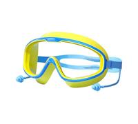 MZRAN Occhialini da nuoto per bambini con tappi per le orecchie e clip per naso per bambini adolescenti 3-16 Wide View Occhialini da nuoto resistenti all'acqua rane per bambini nuoto
