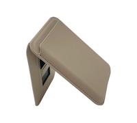 MZRAN Portafoglio per telefono con supporto regolabile staccabile porta carte regolabile 3 slot porta carte in pelle, Oro Deserto