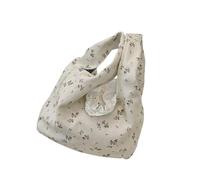 MZRAN Pratica borsa floreale con stampa floreale, borsa da sera ergonomica e spazioso scomparto per attività quotidiane, borsa da viaggio da spiaggia, D, One Size
