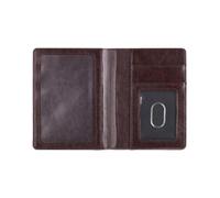 MZRAN Pratico portafoglio passaporti in pelle PU elegante modello goffrato passaporti custodia protettiva viaggio essenziale carta organizzata PU supporto in pelle, Colore caffè., Bellezza di massa