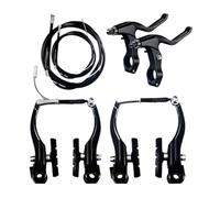 MZRAN Set completo di freni universali per bici freno anteriore e posteriore con pinze leve cavi Mountain V Brake Set anteriore e posteriore Kit leva cavi