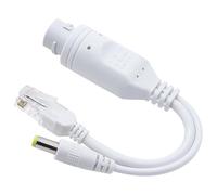 MZRAN Splitter impermeabile Power Over Ethernet da 24 V a 12 V convertitore di tensione compatibile per più dispositivi esterni di facile installazione Poe Splitter impermeabile all'aperto