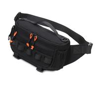 MZRAN Viaggio Sport Borse Pesca Borsa Petto Pesca All'aperto Borsa Antigraffio Sacchetto di Vita Impermeabile Sacchetto di Vita Portatile, Nero