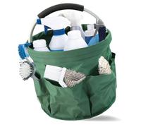 MZSX Cesto portautensili pieghevole, borsa portautensili a secchiello, cesto portautensili portatile per una facile conservazione, adatto alle borse organizer (verde)