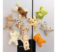 MZSX Magneti decorativi del frigorifero, 3D bambole sveglie magneti alimentari della resina, disegno del bambino, lavagna magnetica, foto, mappa, magneti dell'ufficio, decorazione domestica, 9pcs