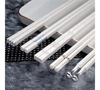 MZSX Set di Bacchette, Bacchette, High-end professionale Antiscivolo, riutilizzabili, bacchette sushi, cinesi giapponese asiatiche