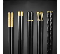 MZSX Set di Bacchette, Bacchette, High-end professionale Antiscivolo, riutilizzabili, bacchette sushi, cinesi giapponese asiatiche
