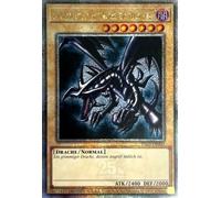 MZTCG TN23-DE003 - Drago nero dagli occhi rossi - Quarter Century Secret Rare - Tedesco - Edizione Limitata - 25th Anniversary Tin: Dueling Heroes Carta singola