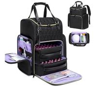 MZTZHVNVGK Zaino portaoggetti for smalto, multi-distanziatore, tagliaunghie, borsa for attrezzi da viaggio for accessori for nail art, contiene oltre 30 borse.
