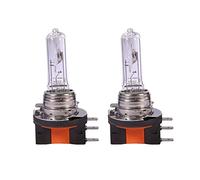 MZUHI YFlifangting Lampadina alogena H15 da 2 Pezzi 12v 15 / 55w Lampada di Marcia Diurna e amp;Highlight Lamp Lampada Faro alogena Super Bianca