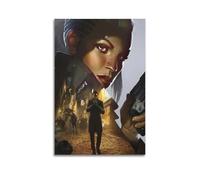 MZXVBUC Poster decorativo da parete su tela con immagine di Deus Ex Mankind divisa con videogiochi, poster decorativo moderno per camera da letto, per camera da letto, 50 x 75 cm