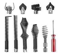 MZY LLC Confezione da 10 accessori per trapano a serpente, accessori per scarico Ridgid K-400, C-4, C-6, C-7, C-8, C-9