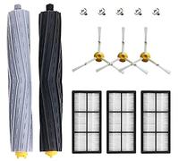 MZY LLC Confezione da 13 pezzi di ricambio per iRobot Roomba serie 800 900 805 860 870 871 880 890 960 980 985, kit di rifornimento con 1 estrattore di detriti, 3 filtri, 3 spazzole laterali e viti
