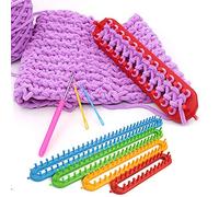 MZY1188 Strumento per Tessere a Maglia di 4 Dimensioni, Kit per Maglieria con Telaio in plastica Sciarpe Fai-da-Te Sciarpe Sciarpe Accessori per Cucire