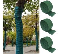 MZYFDC 2 Pezzi Nastro di Protezione for Alberi in Cotone Verde Benda for Piante antifreddo Avvolgere Mantieni Caldo Ritenzione dell'umidità Protettore del Tronco dell'albero(20mx12cmDouble Layer)