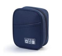 MZYFDC Borsa organizer portatile for cavi dati, impermeabile, USB Power Bank, custodia for auricolari, custodia da viaggio for accessori digitali(Blue)