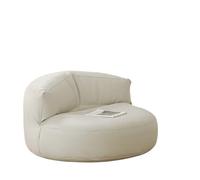 MZYFDC Copri Sacco Poltrona Coprisedile in similpelle senza imbottitura interna(White)