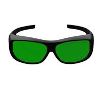 MZYFDC Occhiali protettivi di sicurezza a infrarossi 1064nm 650nm rosso 532nm verde 450nm blu Per cantieri, laboratori di chimica e ciclismo(Silver)