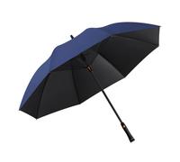 MZYFDC Ombrellone da spiaggia con grande ventaglio, parasole anti-UV, resistente al vento e all'acqua, manico lungo, protezione UV, ombrellone golf Per Zaino, Borsa e Viaggi(Dark blue)