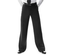 MZYFDC Pantalone Uomo per Danza Latino Pantaloni da Ballo Jazz/Latino da Uomo, Neri, da Uomo, for Sala da Ballo, Abbigliamento da Ballo for Prove/esibizioni(Black Belt Section,Waist 80CM)
