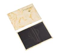 MZYFDC Portadocumenti ultrasottile con motivo PU, portadocumenti, accessori for carte d'identità da viaggio(Apricot)