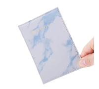 MZYFDC Portapassaporto, accessori da viaggio, portadocumenti, porta carte di credito, portafogli da lavoro, for donne e uomini(White blue)