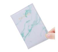 MZYFDC Portapassaporto, accessori da viaggio, portadocumenti, porta carte di credito, portafogli da lavoro, for donne e uomini(White green)