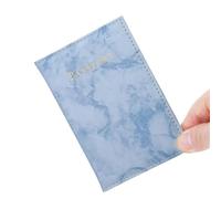 MZYFDC Portapassaporto, accessori da viaggio, portadocumenti, porta carte di credito, portafogli da lavoro, for donne e uomini(Blue)
