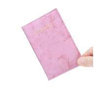 MZYFDC Portapassaporto, accessori da viaggio, portadocumenti, porta carte di credito, portafogli da lavoro, for donne e uomini(Pink)