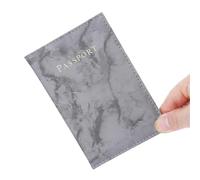 MZYFDC Portapassaporto, accessori da viaggio, portadocumenti, porta carte di credito, portafogli da lavoro, for donne e uomini(Grey)