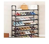 MZYFDC Semplice scarpiera for interni domestici Dispositivo a quattro strati Rack di stoccaggio multifunzionale Per Soggiorno, Corridoio, Camera(6 layers,1PC)