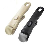 MZYFDC Set di pentole antiscottatura bianche e grigie con manici staccabili, manico universale ricambio for multiuso Per Stoviglie, Impugnatura Anti-Scottatura(Black and Beige)