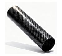 MZZKFC Tubo in Fibra di Carbonio 1pc 1000MM Lunghezza Tubo in Fibra di Carbonio, Personalizzabile Nero Pultruso Fibra di Carbonio Rods Easy Cut, Albero Cavo in Fibra di Carbonio(46x42x1000MM)