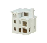 N 1: 500 Villas House Assemblato Modello Modello Miniatura Edificio Architettonico Realismi Outland Scene Faiys Painting Table Scene Building Building