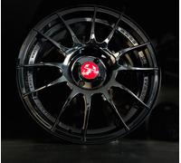 N 1 ABARTH 500 / 595 DA 17 MAK XLR NERO LUCIDO 7X17 ET29