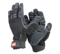 N. 1 PAIA DI GUANTI ANTI SHOCK NERI ISSA 7206 - TG.L