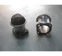 N.1 TROMBONCINO IN ALLUMINIO Ø 37 CON RETINA PER CARBURATORE EP 30